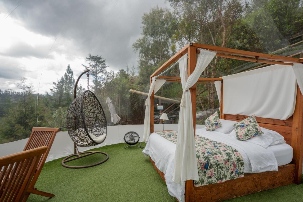 فندق Bubblesky Glamping 40 Min From Medellin إلريتيرو المظهر الخارجي الصورة