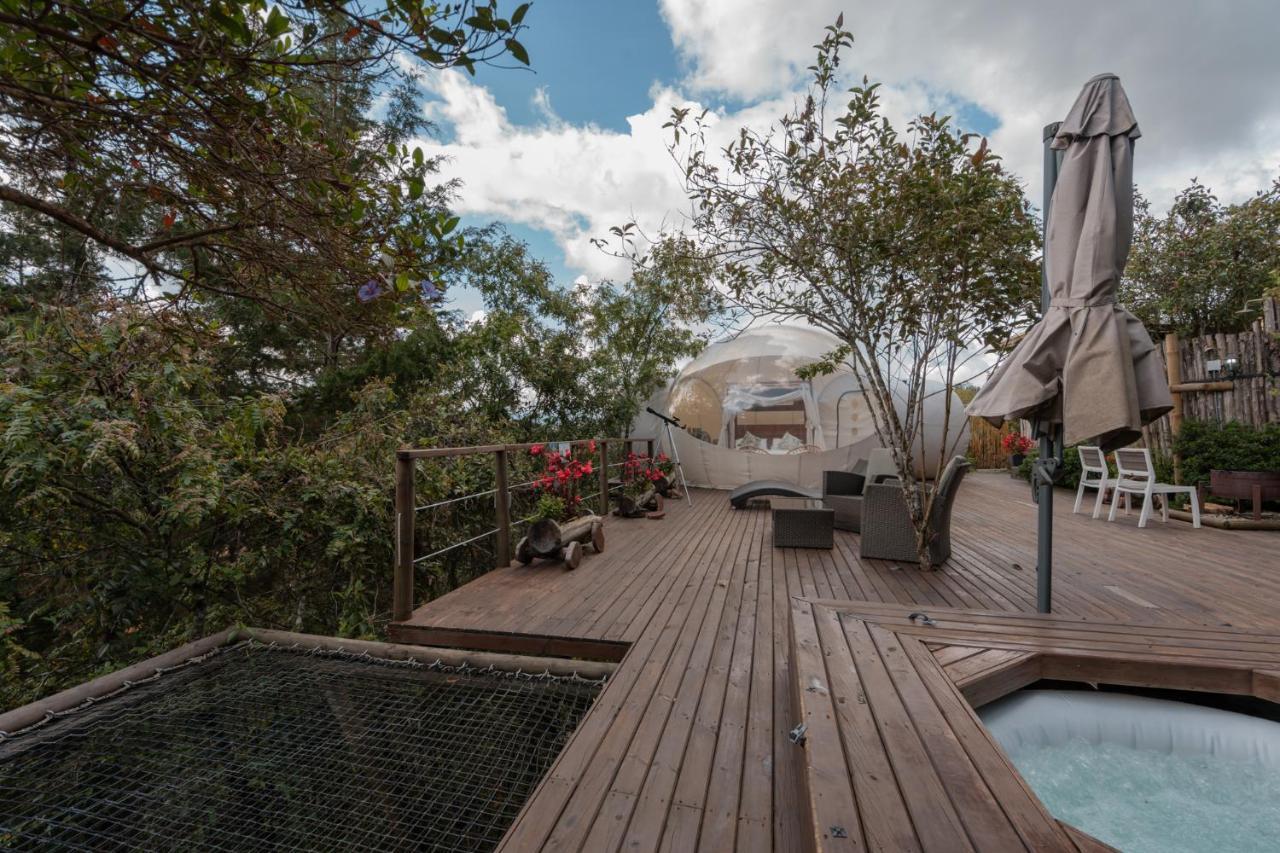 فندق Bubblesky Glamping 40 Min From Medellin إلريتيرو المظهر الخارجي الصورة