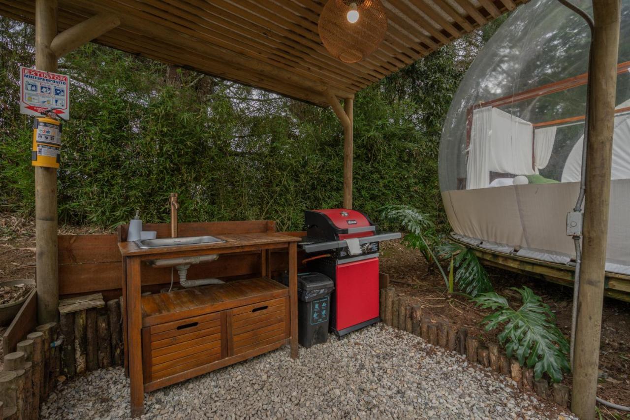 فندق Bubblesky Glamping 40 Min From Medellin إلريتيرو المظهر الخارجي الصورة