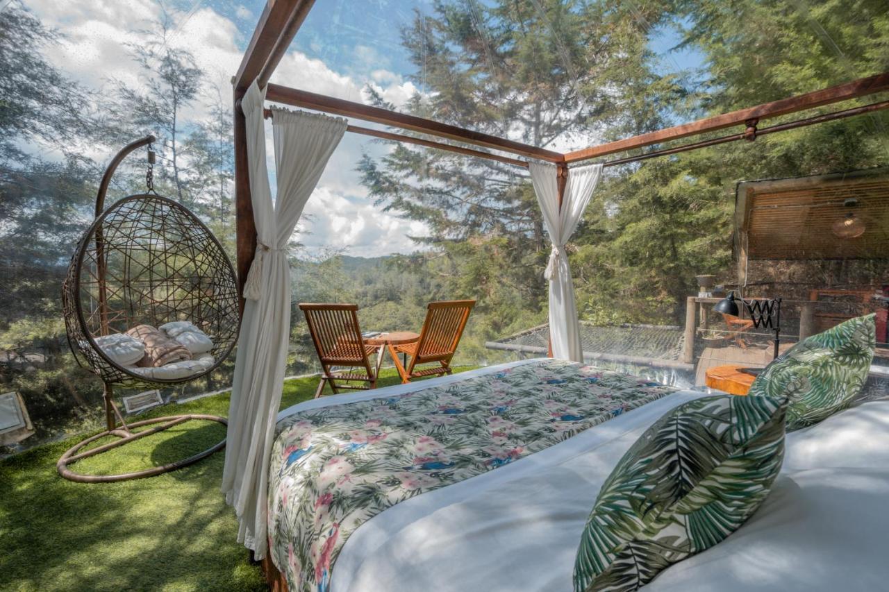 فندق Bubblesky Glamping 40 Min From Medellin إلريتيرو المظهر الخارجي الصورة