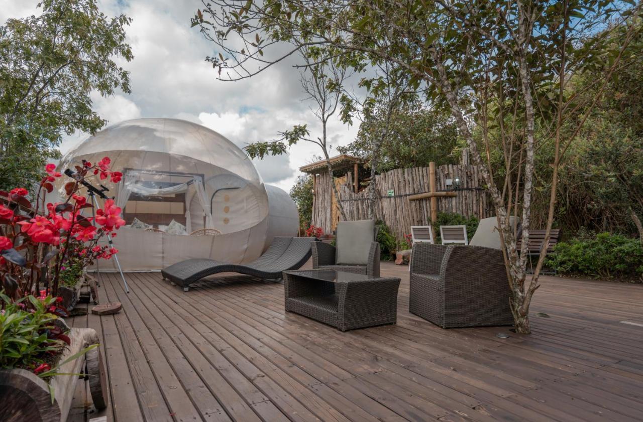 فندق Bubblesky Glamping 40 Min From Medellin إلريتيرو المظهر الخارجي الصورة