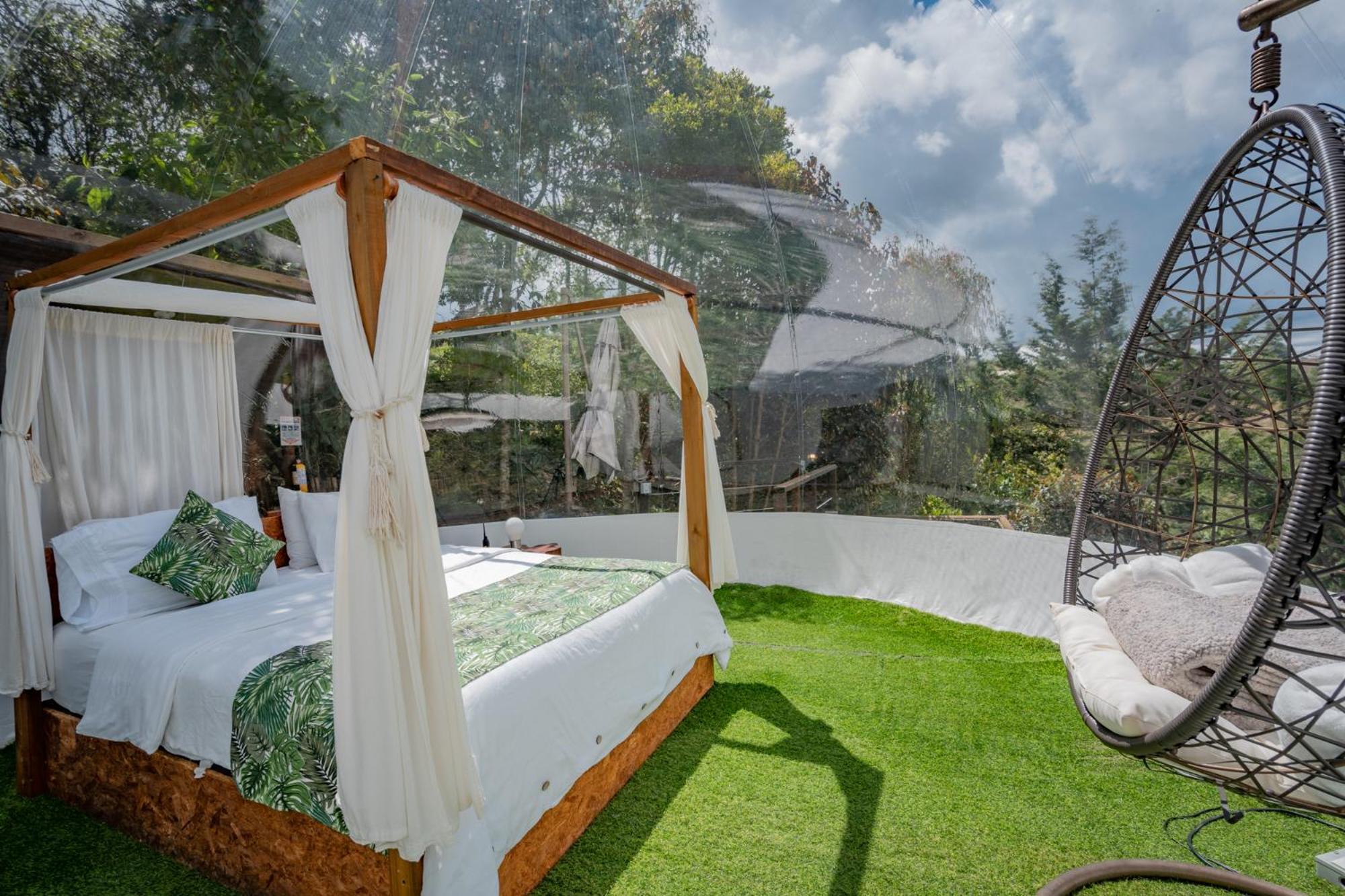 فندق Bubblesky Glamping 40 Min From Medellin إلريتيرو المظهر الخارجي الصورة